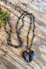 Crushing Hearts Necklace - Purple