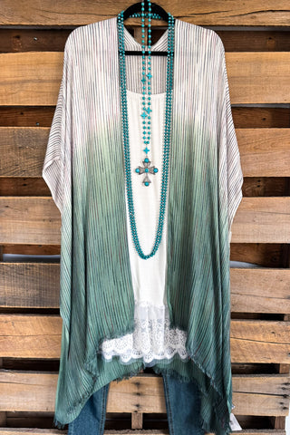 AHB EXCLUSIVE: Stained Glass Kimono Burnout Velvet - Golden Mauve