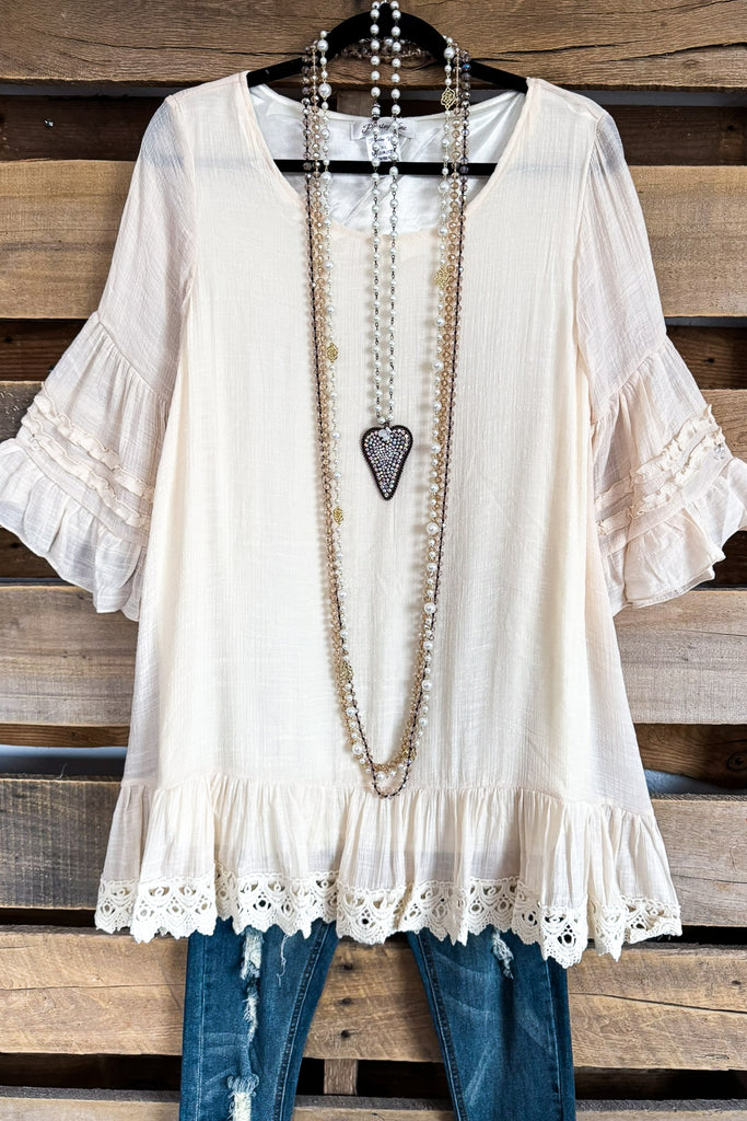 Reach For Tomorrow Tunic - Beige