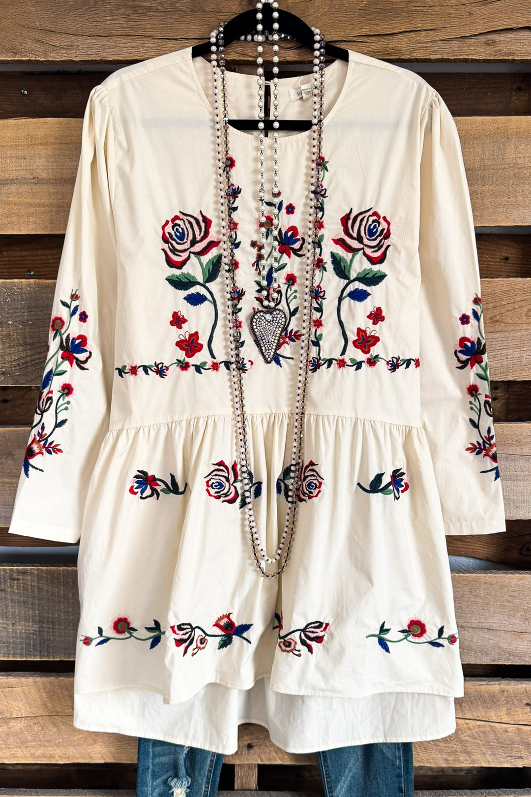 Minute in Time Tunic/Dress - Beige - SALE