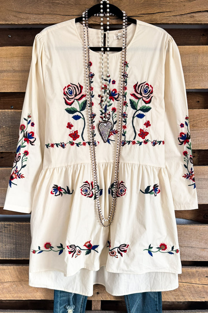 Minute in Time Tunic/Dress - Beige - SALE