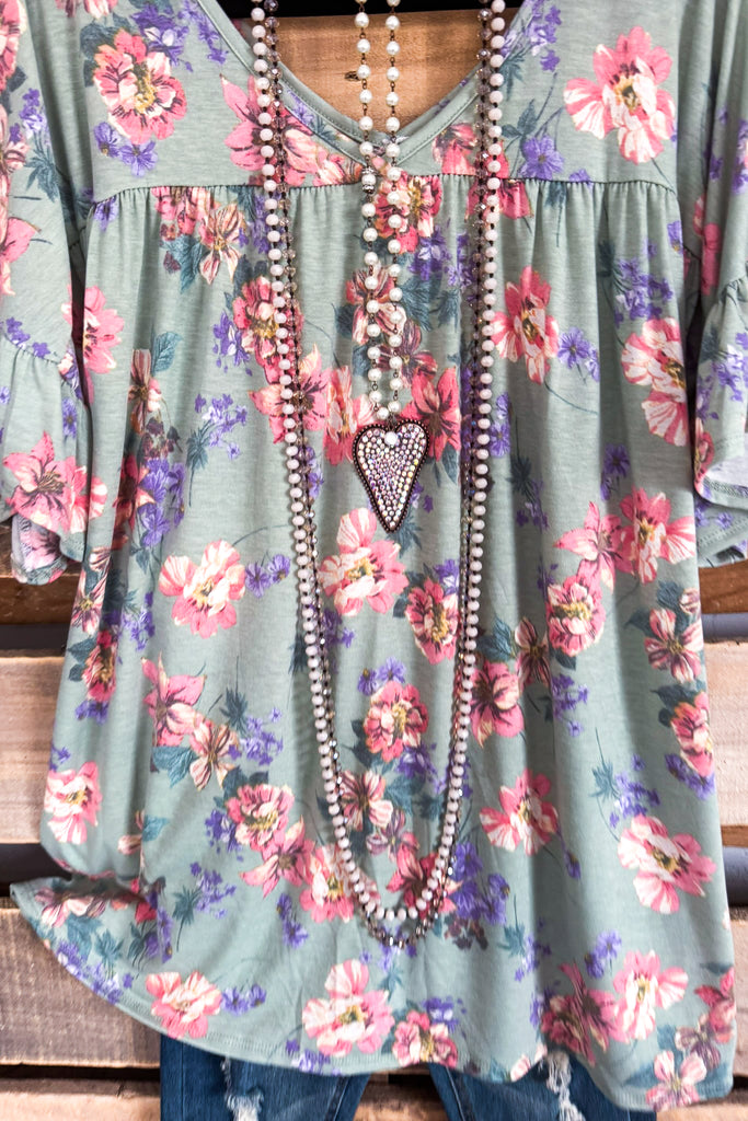 A New Direction Tunic - Sage