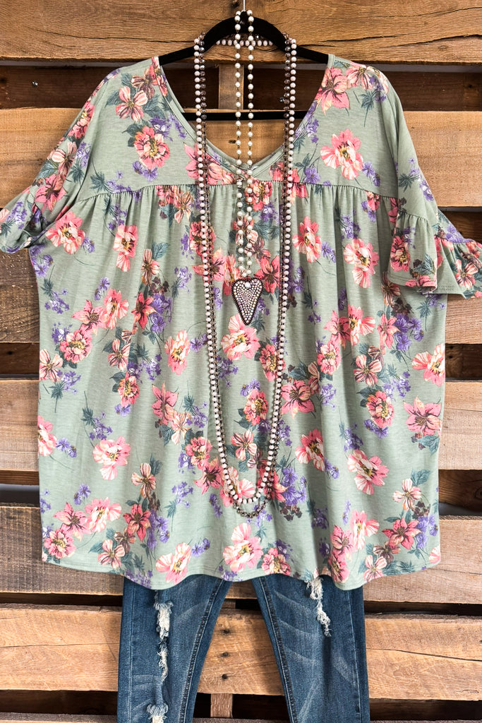 A New Direction Tunic - Sage