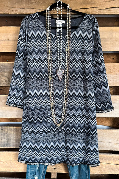 Just Browsing Tunic/Dress - Gray