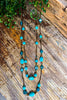 Moonlight Muse Necklace - Aqua