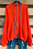 All At Once Sweater - Orange