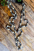 Just So Classic Beaded Necklace - Gray