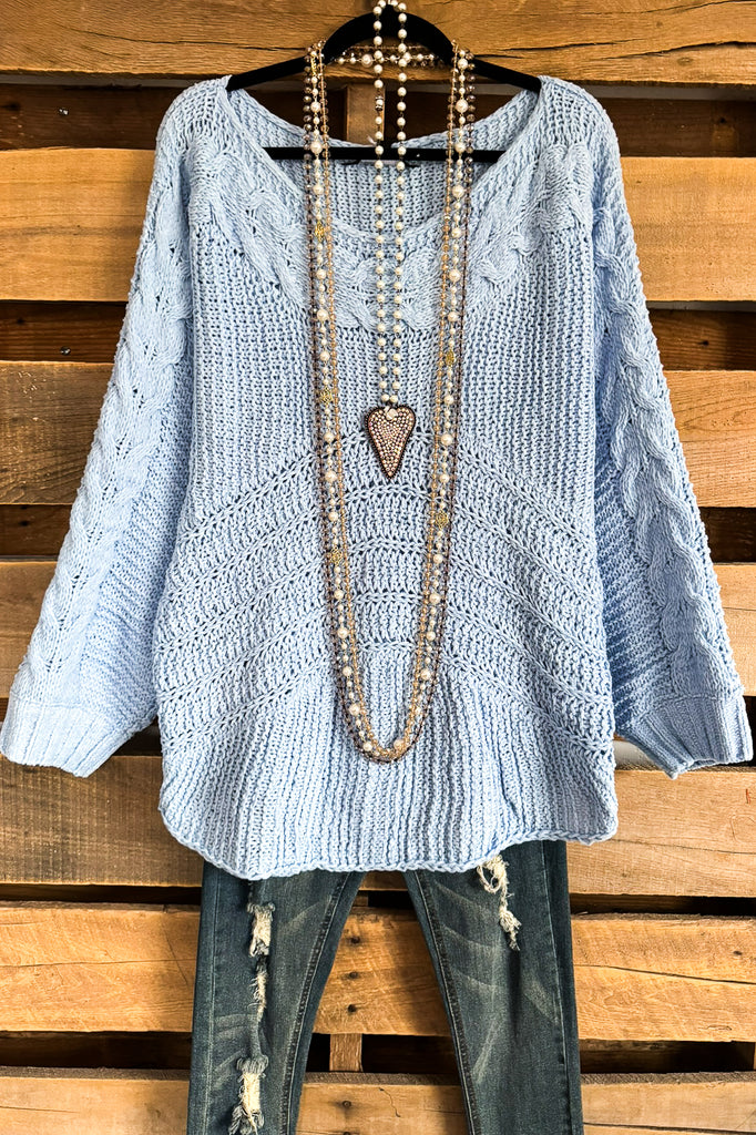 Be The Exception Sweater - Sky Blue