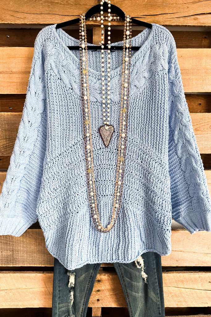 Be The Exception Sweater - Sky Blue