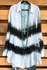 Headed Up Town Tunic/Dress - Blue - 100% COTTON