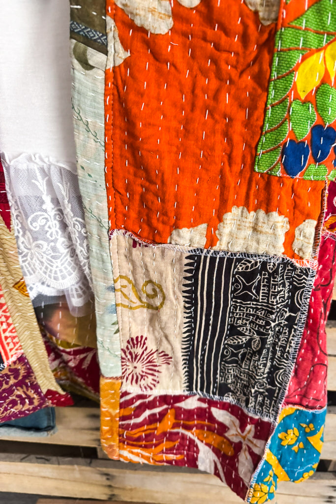 HANDMADE NATURAL FABRIC: A Coat Of Many Colors - 100% COTTON