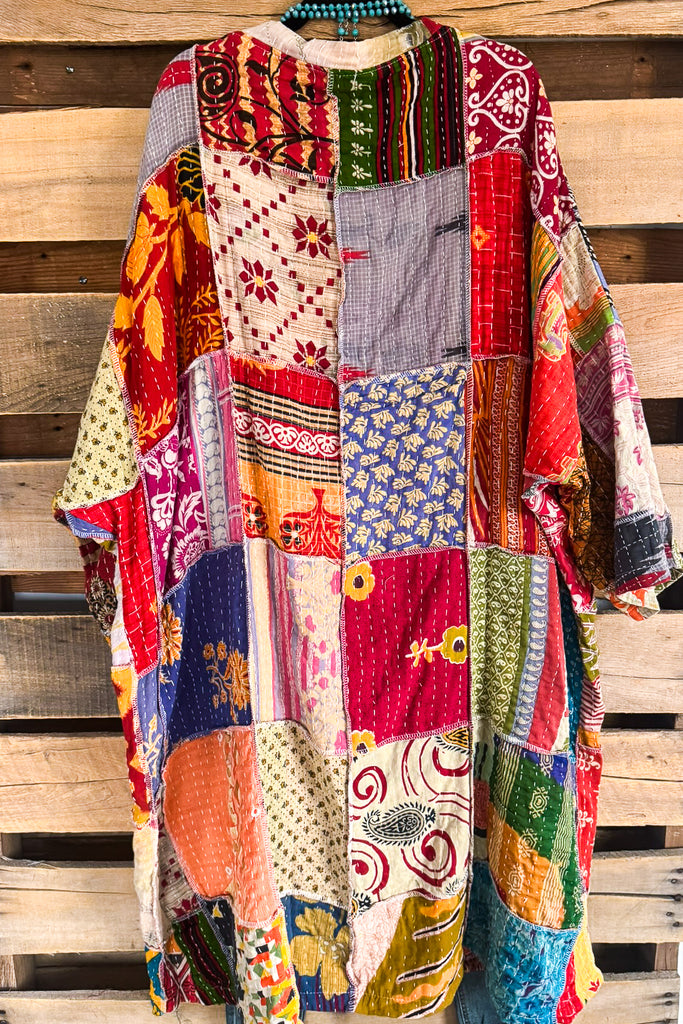 HANDMADE NATURAL FABRIC: A Coat Of Many Colors - 100% COTTON