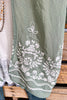 Floral Vine Oversized Kimono - Sage