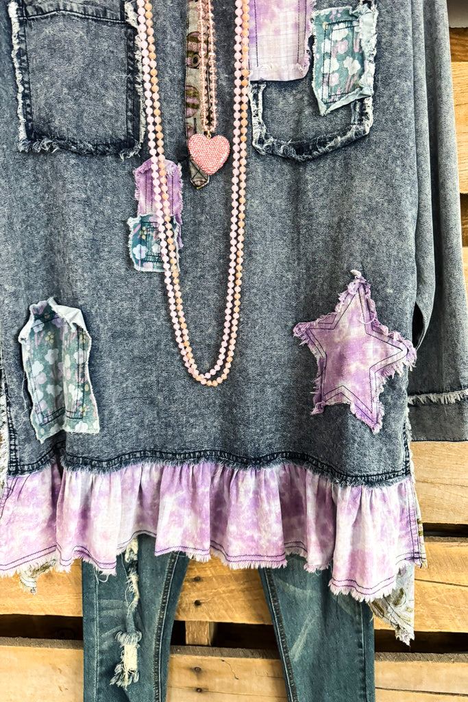 Love Runs True Tunic/Dress - Denim