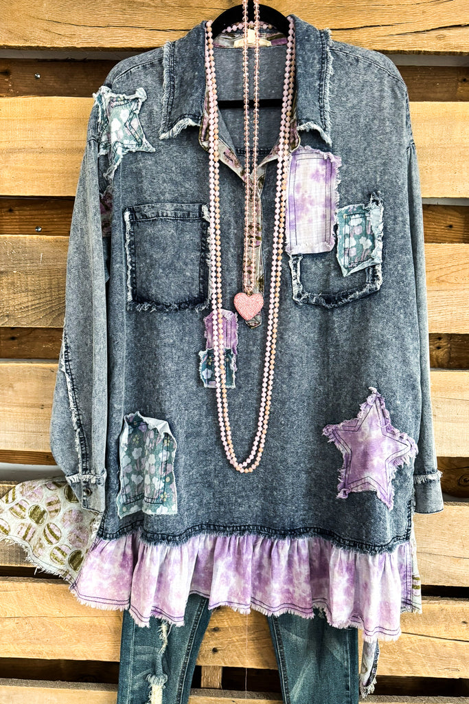 Love Runs True Tunic/Dress - Denim