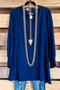 Out And About Tunic - Blue - SALE