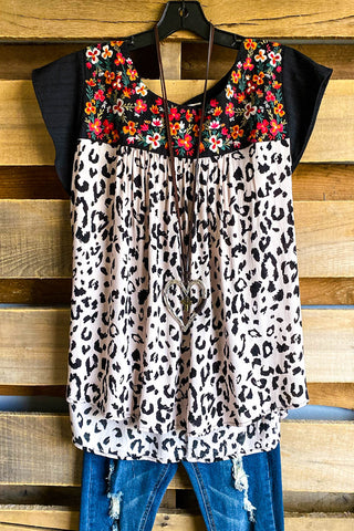 AHB EXCLUSIVE: Because Of Happiness Tunic - Leopard/Beige