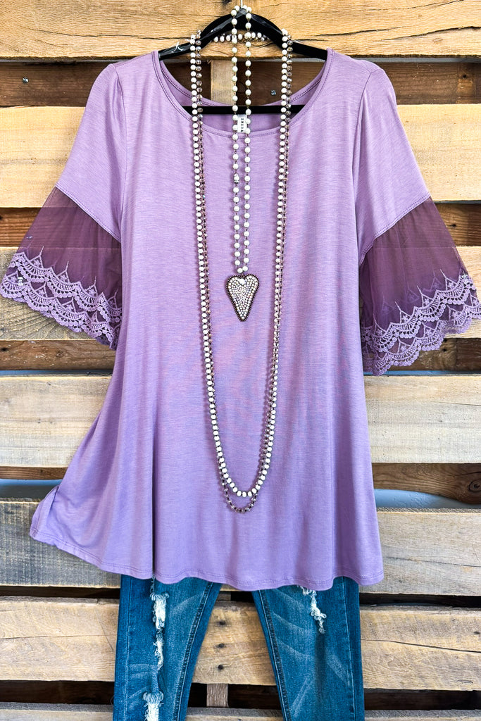 Sweet Darling Tunic - Wisteria Lavender