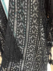 Dreamy Moments Crocheted Cardigan - Black -  100% Cotton