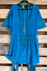 Get On Board Sheer Tunic - Teal