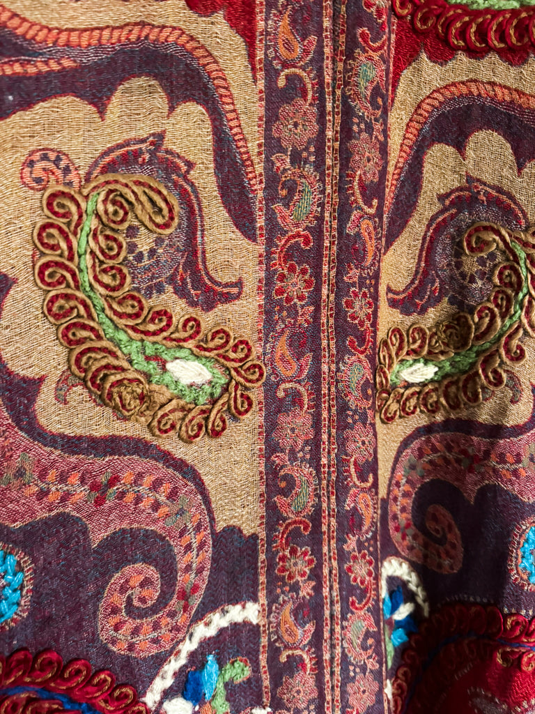 NATURAL FABRIC: Lets Tango Ruana - Tango - 100% WOOL