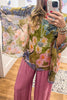 PRE ORDER Meadow Green Silk Blend Stretch Top – Made in Italy (Sold Separately)