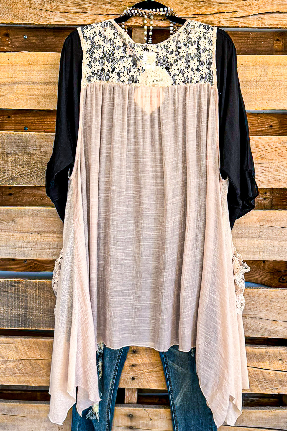 Thinking Twice Vest - Nude - SALE