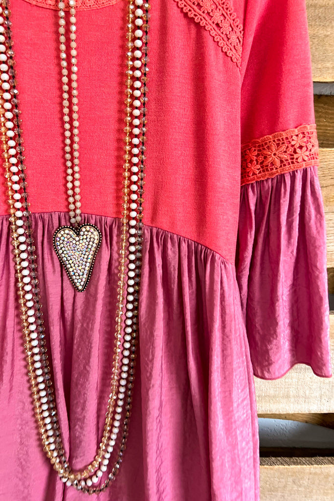 This Side of Paradise Dress - Mauve
