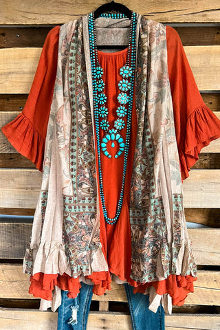 AHB EXCLUSIVE: Classy Oversized Tunic - Turquoise