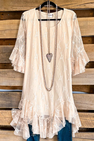AHB EXCLUSIVE: More Than A Feeling Tunic - Beige