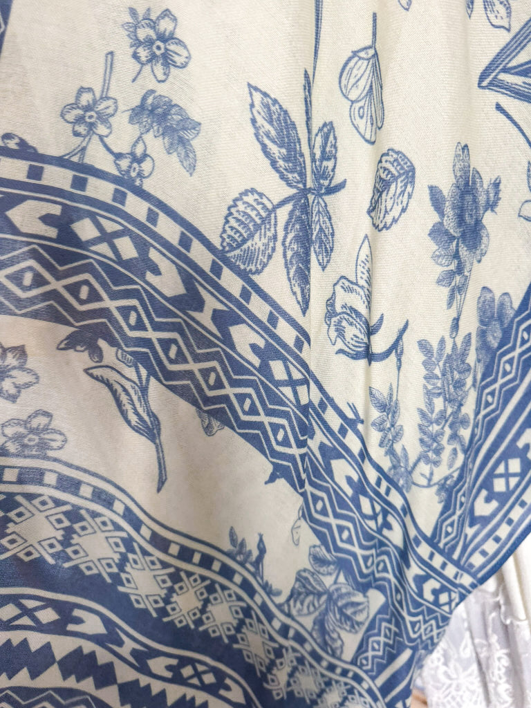 Nature Is Calling Kimono - Blue