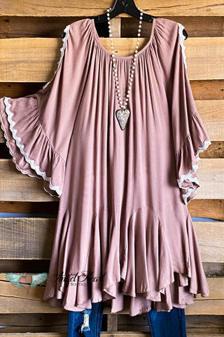 AHB EXCLUSIVE: The It Girl Oversized Loose Fitting Tunic - Brown