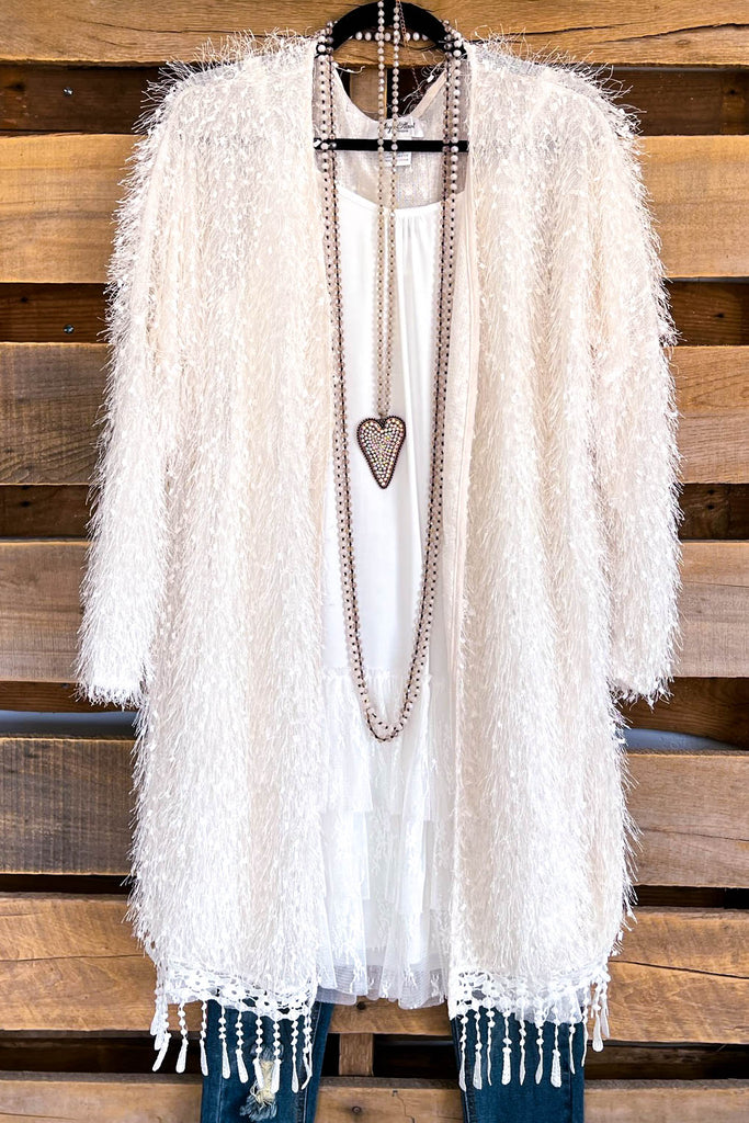 AHB EXCLUSIVE: When In Love Cardigan - Off White