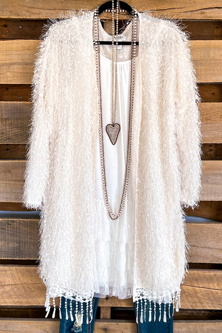 AHB EXCLUSIVE: When In Love Oversized Cardigan - Off White