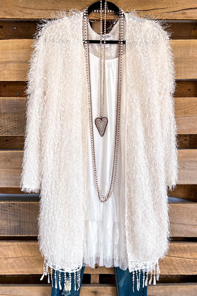 AHB EXCLUSIVE: When In Love Cardigan - Off White
