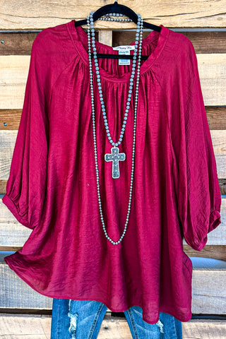 Always Choose Love Tunic - Mauve