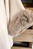 On The Seen Faux Fur Coat - Ivory