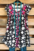 Peace Within Dress - Black