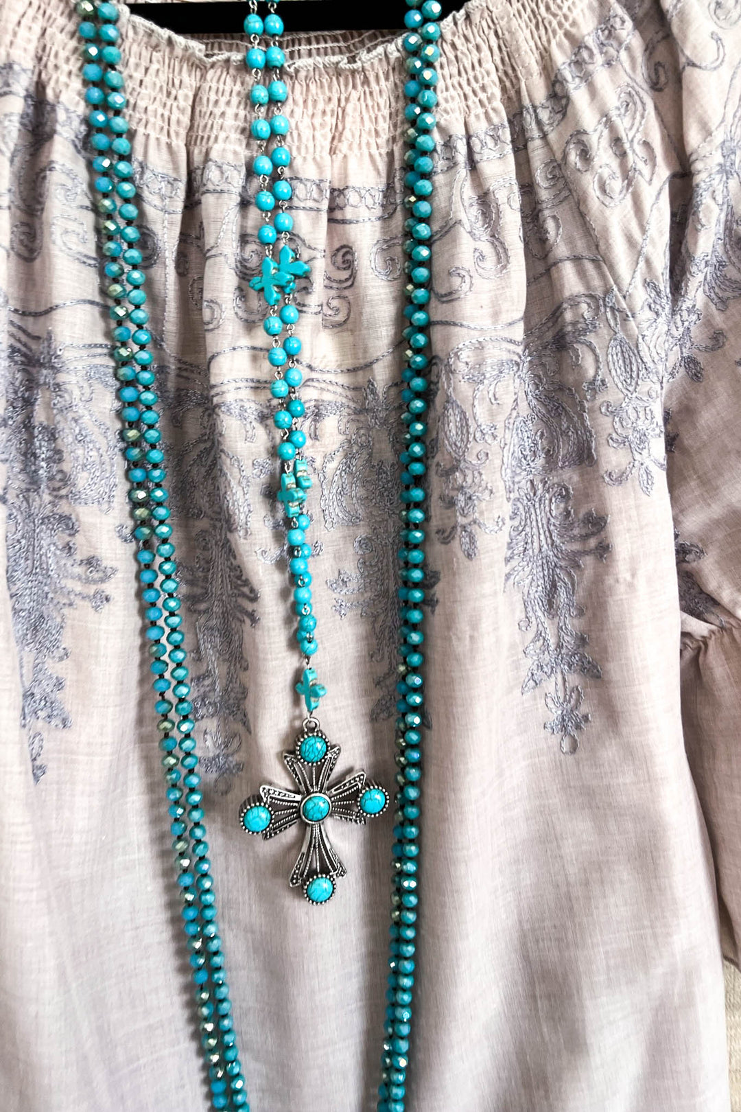 All Tangled Up Top - Sand - 100% COTTON