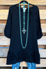 Looking For You Tunic - Black - 100% COTTON