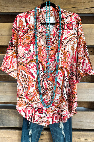 Hazy Mornings Top - Aqua
