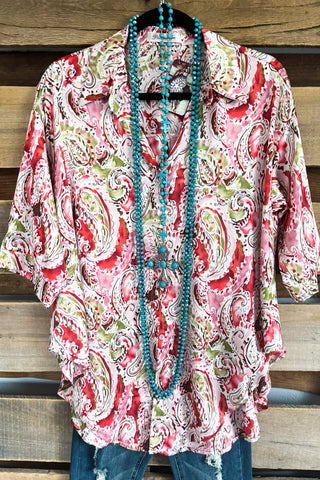 Hazy Mornings Top - Aqua