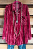 All About Tomorrow Velvet Tunic - Indian Pink