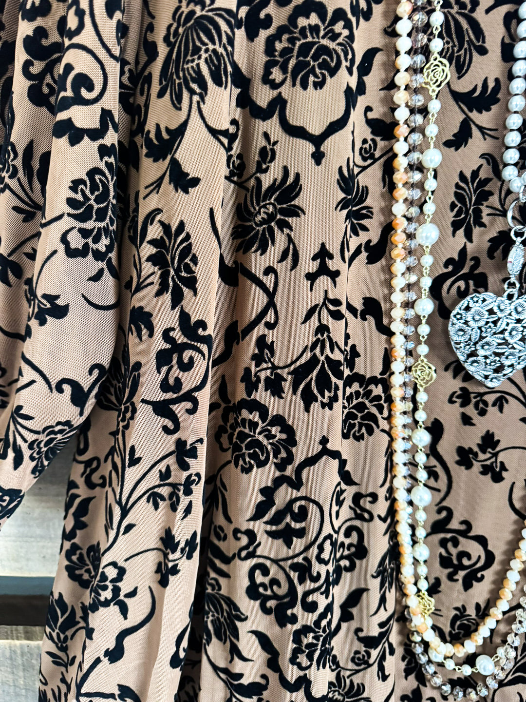 Regal Romance 2Piece Dress - Mocha