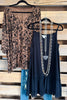 Regal Romance 2Piece Dress - Mocha
