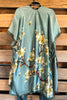 Frosted Secrets Kimono - Sage