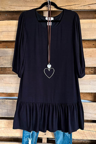 AHB EXCLUSIVE: Give Love Tunic - Black