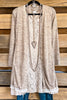 Stroll At Dawn Cardigan - Mocha - SALE