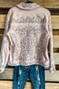 RODEO QUEEN JACKET: Walking After Midnight Tassel Jacket - Blush Gray