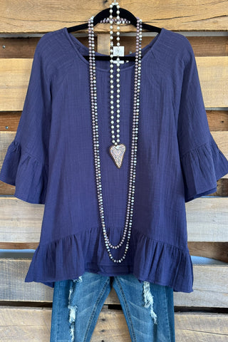 What's Best Tunic - Navy